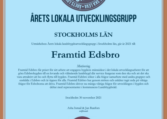 Diplom Framtid Edsbro